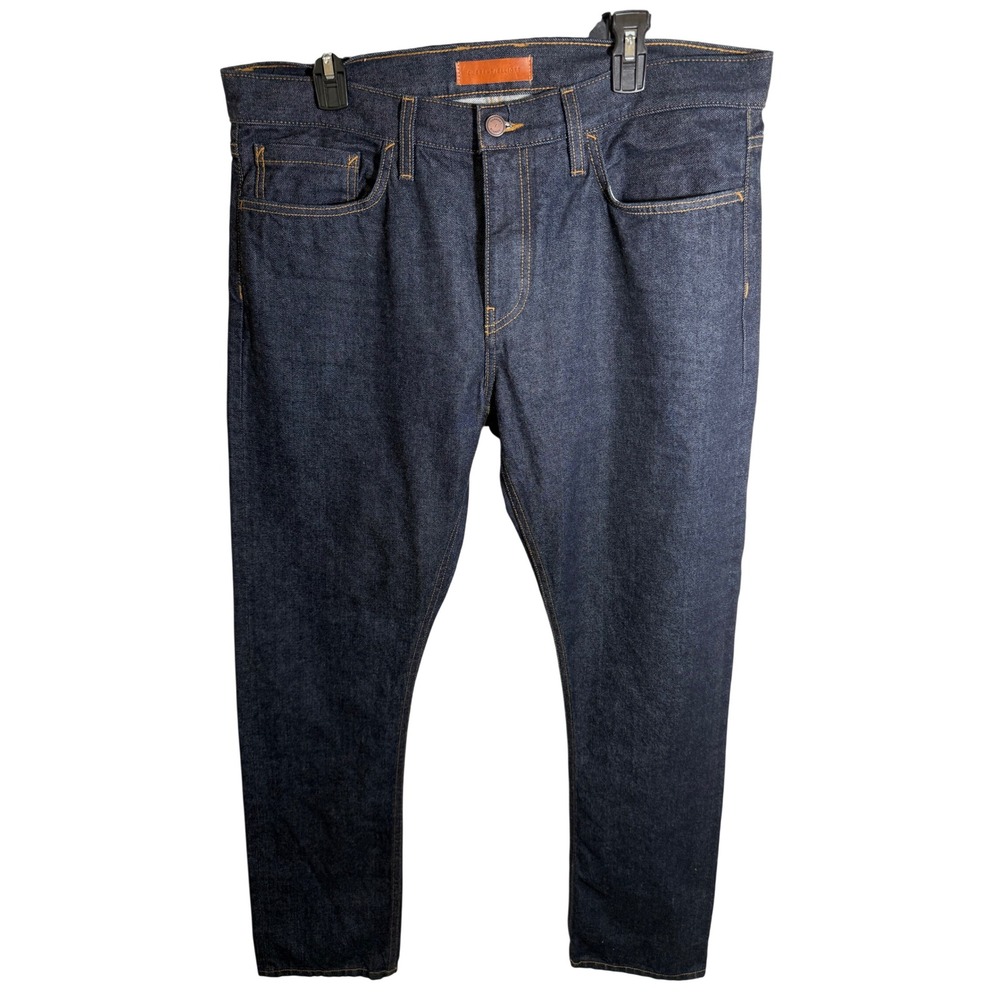 CURRENT ELLIOTT‎ Mens Dark Wash Denim Jeans Straight Leg Button Fly Size 38